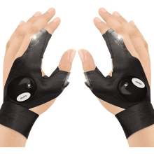 Multifunktionale, wasserdichte LED-Ladehandschuhe für Angeln, Camping und Autoreparaturen – coole Ausrüstung für Herren