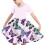 Mädchen-Baumwollkleid mit Cartoon-Print, Kurzarm 6