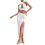 (S, White) Completo estivo da per feste. 1