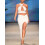 (S, White) Completo estivo da per feste. 2
