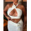 (S, White) Completo estivo da per feste. 6
