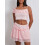(M, Pink) Γυναικεία καλοκαιρινά ρούχα φούστα Clubwear 4