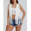 (XXL, White) Γυναικείο γιλέκο χίπηδων, για streetwear 7