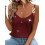 (M, Wine Red) Γυναικεία καλοκαιρινά τοπ αμάνικα φανελάκια 4