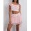 (M, Pink) Γυναικεία καλοκαιρινά ρούχα φούστα Clubwear 3