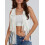 (XXL, White) Γυναικείο γιλέκο χίπηδων, για streetwear 6