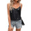 (XXL, Black) Γυναικεία καλοκαιρινά τοπ αμάνικα φανελάκια 3