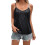 (XL, Black) Γυναικεία καλοκαιρινά τοπ αμάνικα φανελάκια 1