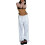 (XL, White) Γυναικείο cargo παντελόνι φαρδύ με φερμουάρ και τσέπες, Streetwear 3
