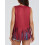 (L, Red) Γυναικείο γιλέκο χίπηδων, για streetwear 9