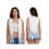 (XXL, White) Γυναικείο γιλέκο χίπηδων, για streetwear 3