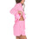 (XL, Pink) Γυναικείο σετ πιτζάμας, ρούχα χαλάρωσης 6