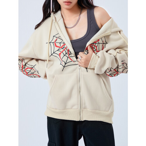 (XL, Khaki) Manteau à capuche pour Halloween 2