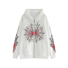 (M, White) Manteau à capuche pour Halloween