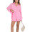 (L, Pink) Γυναικείο σετ πιτζάμας, ρούχα χαλάρωσης 1