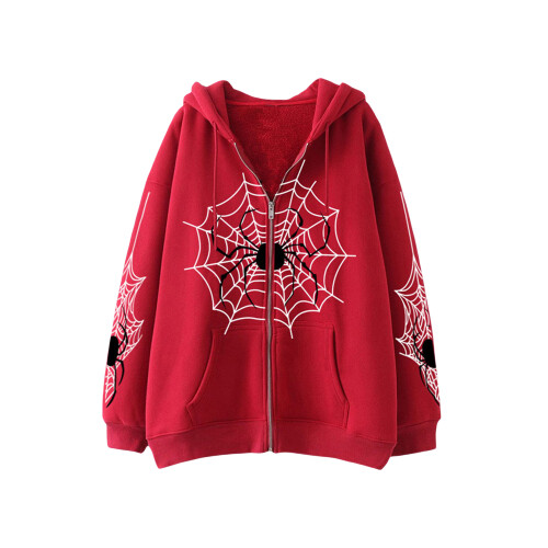 (M, Red) Manteau à capuche pour Halloween