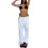 (XL, White) Γυναικείο cargo παντελόνι φαρδύ με φερμουάρ και τσέπες, Streetwear 2