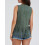 (XL, Army Green) Γυναικείο γιλέκο χίπηδων, για streetwear 9