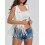 (XXL, White) Γυναικείο γιλέκο χίπηδων, για streetwear 8