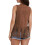 (S, Dark brown) Γυναικείο γιλέκο χίπηδων, για streetwear 4