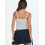 (S, Gray) Γυναικείο κοντό μπλουζάκι streetwear, καλοκαίρι. 6