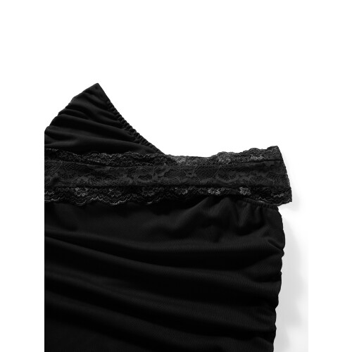 (L, Black) Γυναικείες καλοκαιρινές φούστες 2 τεμαχίων 1