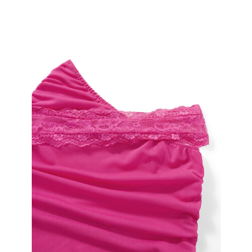 (S, Pink) Γυναικείες καλοκαιρινές φούστες 2 τεμαχίων 1