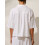 (L, White) 2-teiliges Damen-Pyjama-Set, einfarbig, Weiche Loungewear. 5