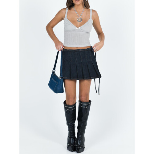 (S, Gray) Γυναικείο κοντό μπλουζάκι streetwear, καλοκαίρι. 2