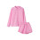 (L, Pink) Γυναικείο σετ πιτζάμας, ρούχα χαλάρωσης 12