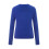 (S, Navy Blue) Pulls à drapeau pour femmes, manches longues, col rond, coupe ample, en maille. 14