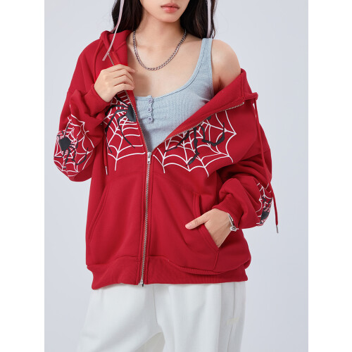 (M, Red) Manteau à capuche pour Halloween 2