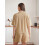 (M, Light Brown) 2-teiliges Damen-Pyjama-Set, einfarbig, Weiche Loungewear. 11