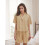 (M, Light Brown) 2-teiliges Damen-Pyjama-Set, einfarbig, Weiche Loungewear. 6