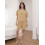 (M, Light Brown) 2-teiliges Damen-Pyjama-Set, einfarbig, Weiche Loungewear. 8