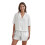 (L, White) 2-teiliges Damen-Pyjama-Set, einfarbig, Weiche Loungewear. 6