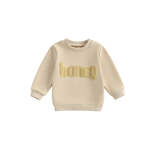 (6-12 Months, Beige) Μικρό κορίτσι φούτερ χειμωνιάτικα ρούχα.