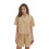 (M, Light Brown) 2-teiliges Damen-Pyjama-Set, einfarbig, Weiche Loungewear. 4