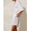 (L, White) 2-teiliges Damen-Pyjama-Set, einfarbig, Weiche Loungewear. 3