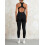 (M, Black) Γυναικεία Ολόσωμη Φόρμα Party Streetwear 9