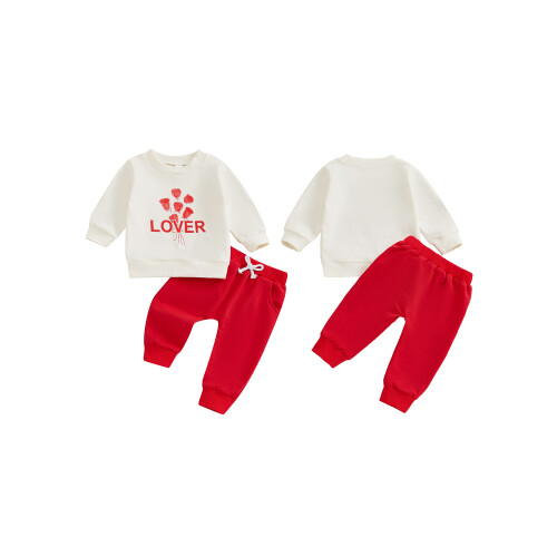 (3-6 Months, Red) Σετ 2 τεμαχίων στάμπα τριαντάφυλλου. 1