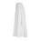 (M, White) Women's Tiered Long Skirts Drawstring Elastic Waist Solid Color Ruched Midi Skirts Side Split Skirts 2