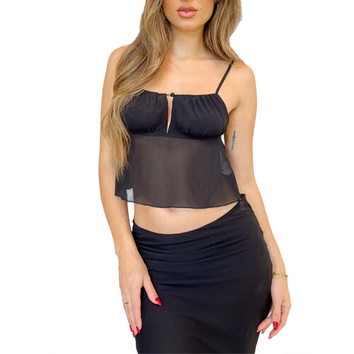 (L, Black) Γυναικεία καλοκαιρινά ρούχα μακριά φούστα