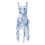 (M, Blue Denim Print) Γυναικεία Καλοκαιρινά Φούστες, 2 Τεμαχίων 3