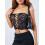 (S, Black) Top tomara que sem costas. 6