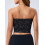 (S, Black) Top tomara que sem costas. 8