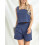 (S, Royal Blue) Γυναικεία καλοκαιρινά σετ με τσέπες 12