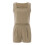 (S, Light Brown) Γυναικεία καλοκαιρινά σετ με τσέπες 5