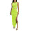 (L, Fluorescent Green) Γυναικεία καλοκαιρινά ρούχα σετ φούστες 1