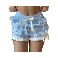 (M, Blue) Short de nuit la maison.
